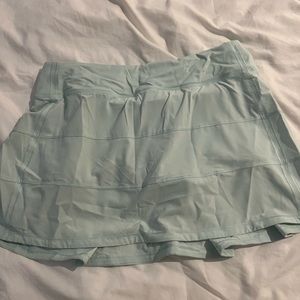 Lululemon pace rival mint skirt